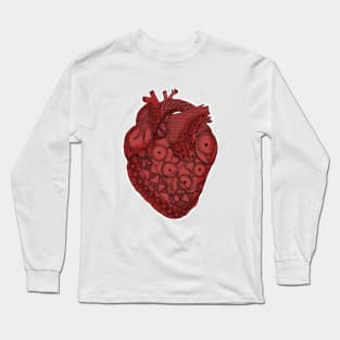 My Inuk Heart in red Long Sleeve T-Shirt